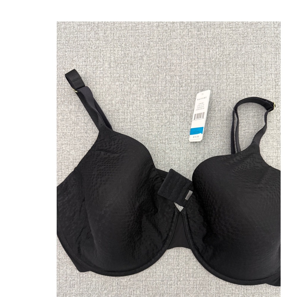 NWT Natori 42DDD Conform Bra Black Animal Print Underwire 731165